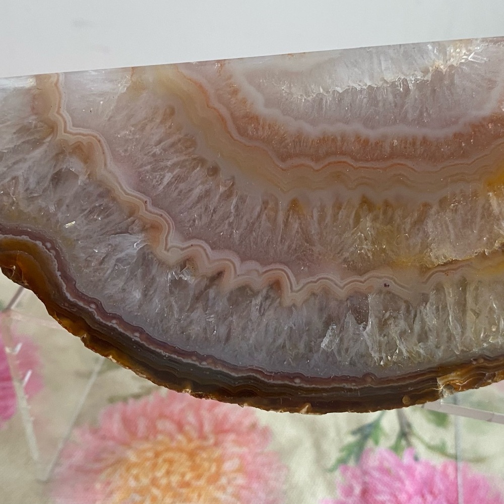 Agate Geode Slice Decor